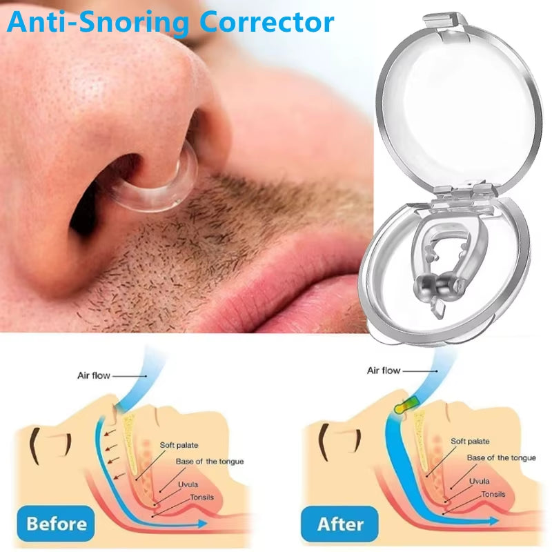 Anti Snoring Device to Stop Snoring Nose Clip for Easy Breathing Improvement Sleep Assistance Apnea 1Pc 2Pc 4Pc 6Pc 8Pc at Night